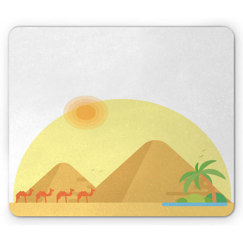 Caravan of Camels Marching Mouse Pad