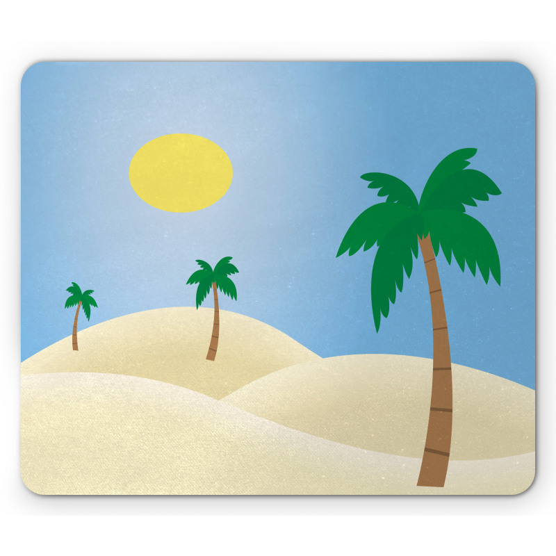 Palm Trees and a Sunny Sky Mouse Pad