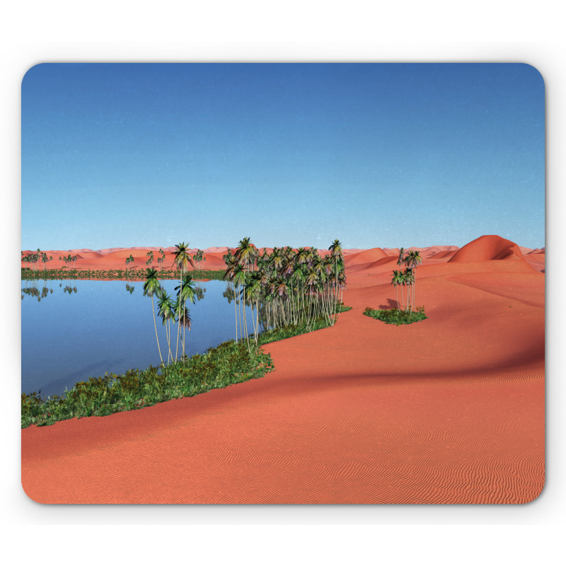 Hot and Humid Oasis Sahara Mouse Pad