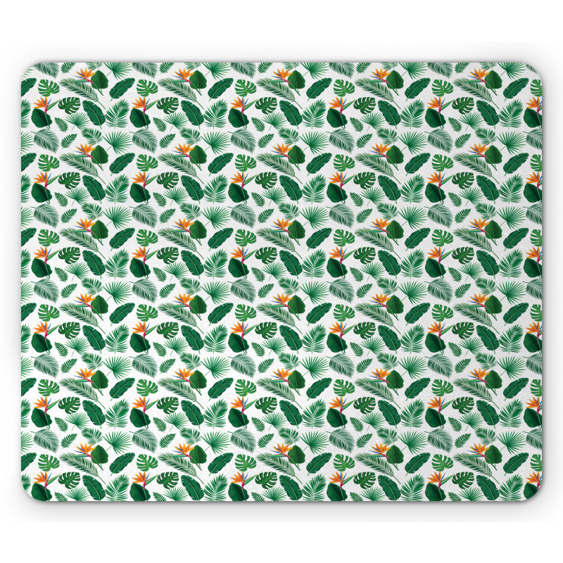 Jungle Flora Foliage Mouse Pad