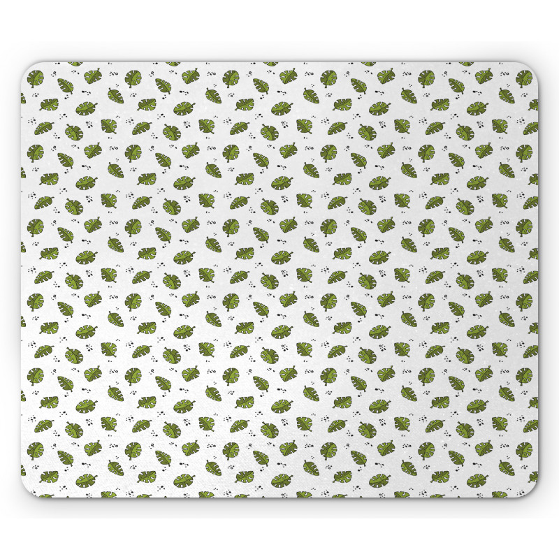 Leaves and Spots Mouse Pad