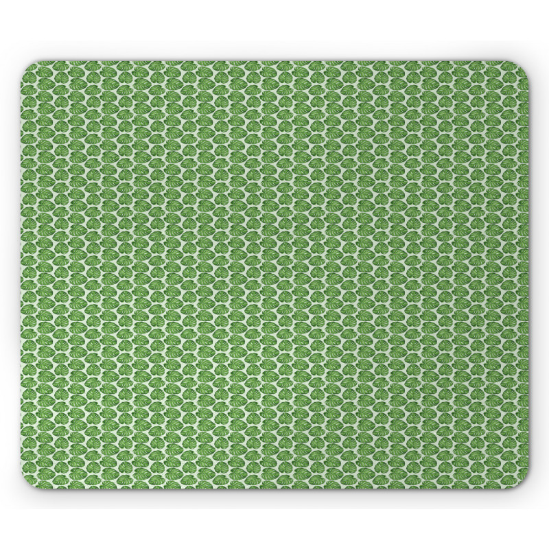 Watercolor Monstera Mouse Pad