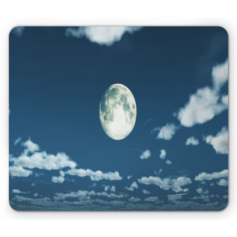 Fluffy Clouds Scattered Mouse Pad