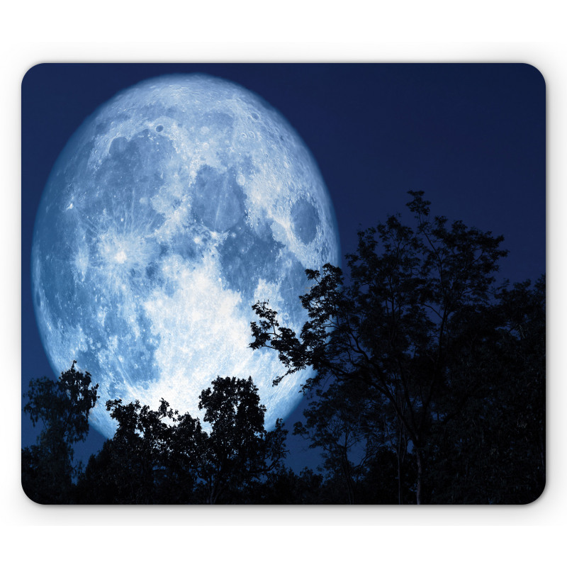 Moon Beaming in the Woods Mouse Pad