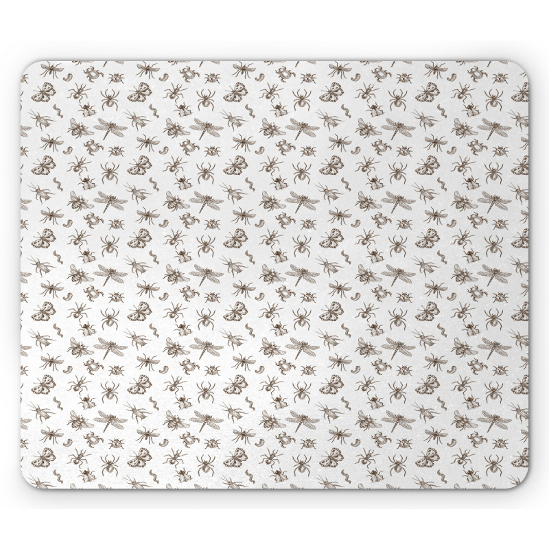 Entomological Creatures Art Mouse Pad