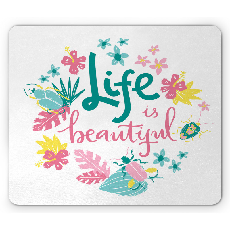 Floral Life Nature Mouse Pad