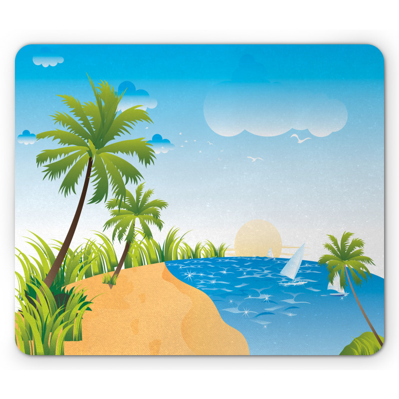 Summer Vibe Landscape Mouse Pad