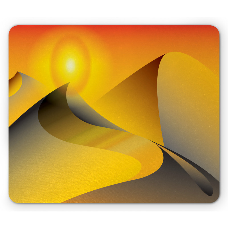 Sand Hills at Desert Hot Sun Mouse Pad