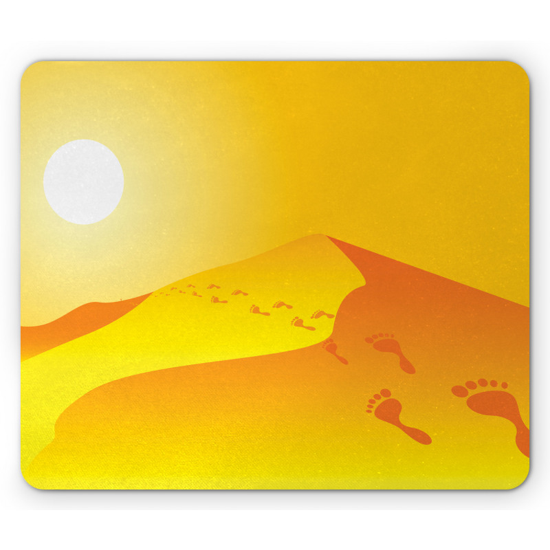 Sand Hills Sun and Footprints Mouse Pad