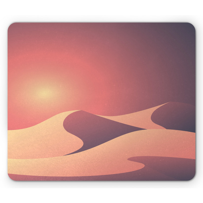 Warm Colors Sky and Desert Mouse Pad