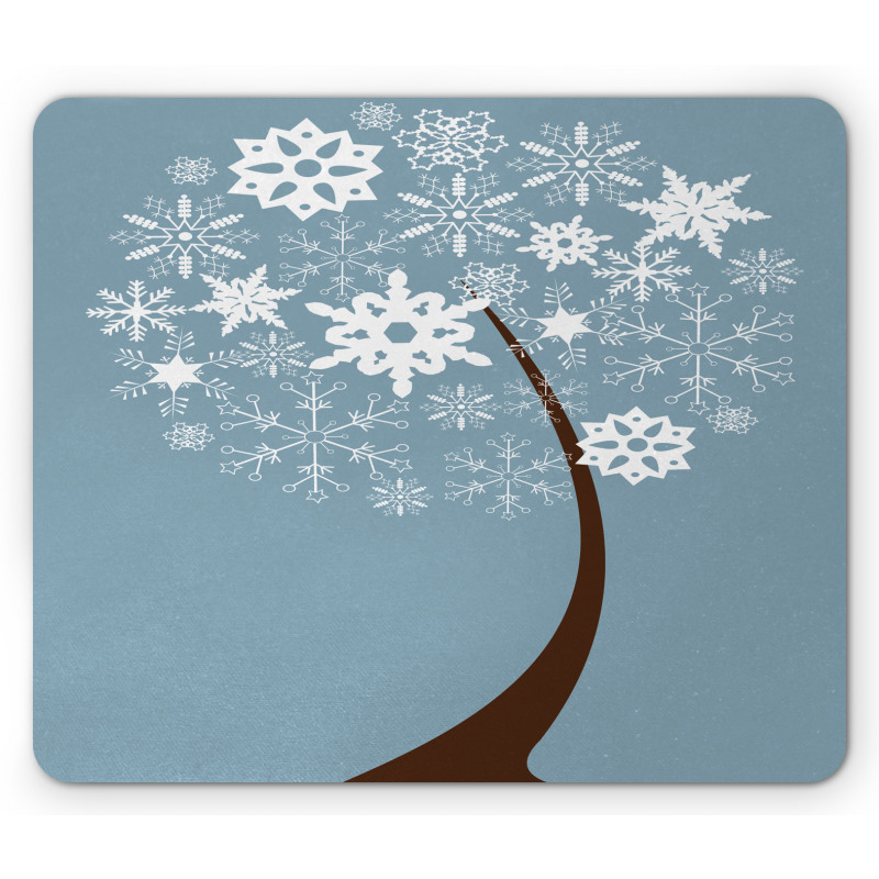 Snowflakes Formation Mouse Pad