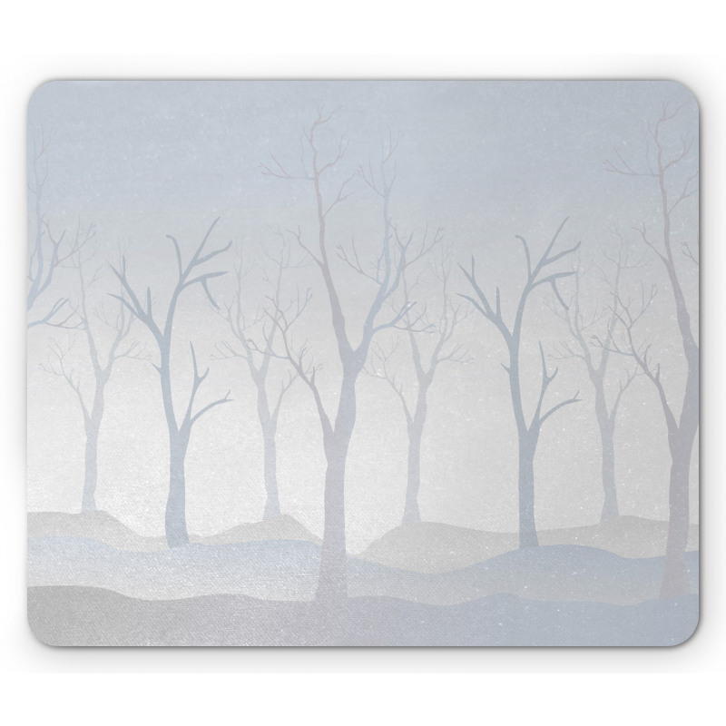 Misty Weather in the Forest Mouse Pad