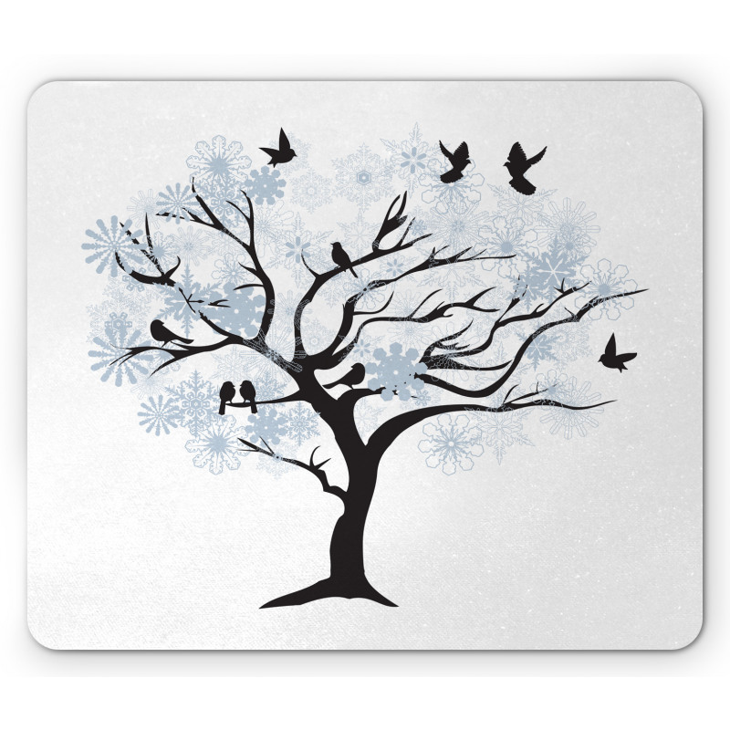 Branches with Birds Mouse Pad