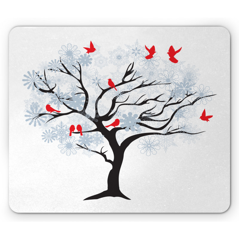 Birds Flying on a Tree Mouse Pad