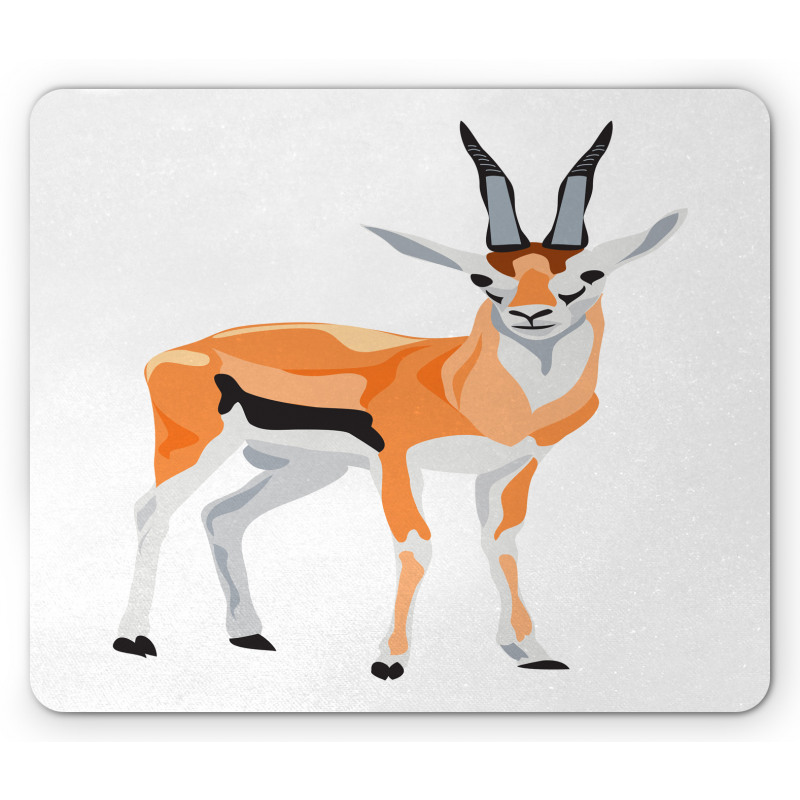 Thomson's Gazelle Cartoon Mouse Pad