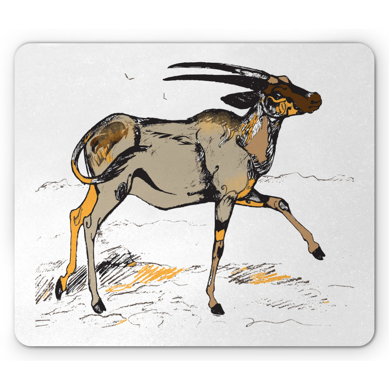 Animal Sketch Art Mouse Pad