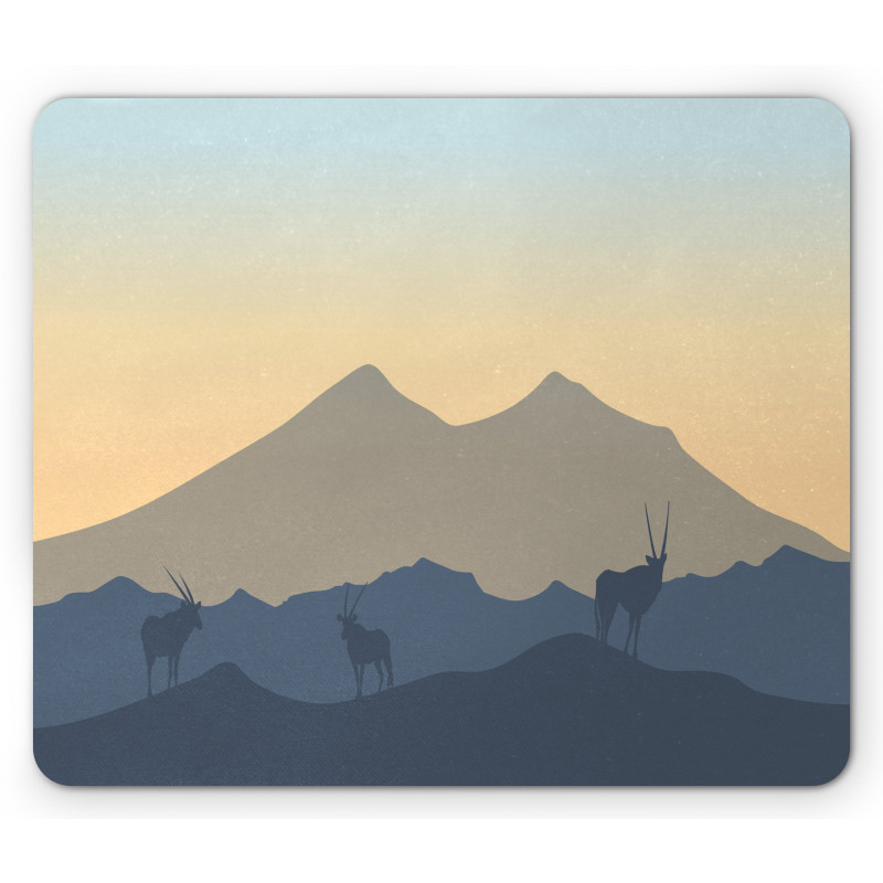 Hills with Open Sky Art Mouse Pad