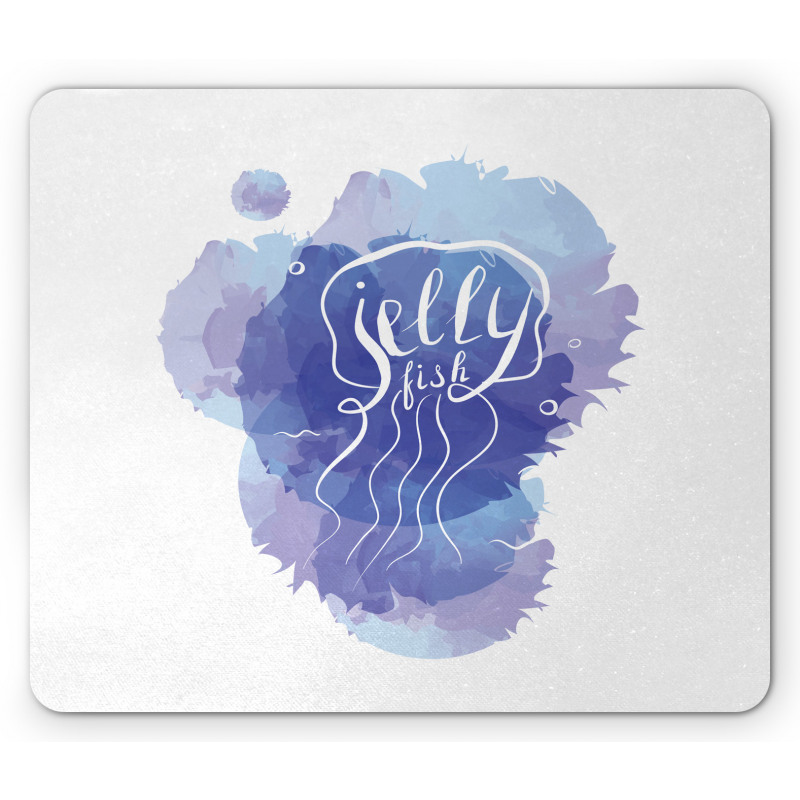 Abstract Paint Splash Mouse Pad