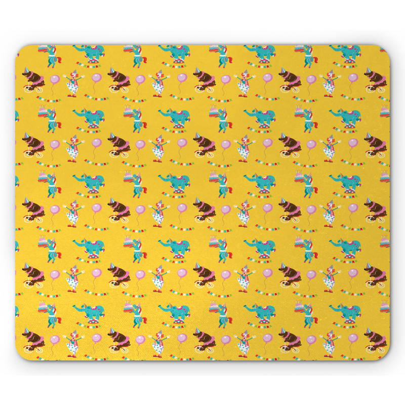 Birthday Party Circus Animals Mouse Pad