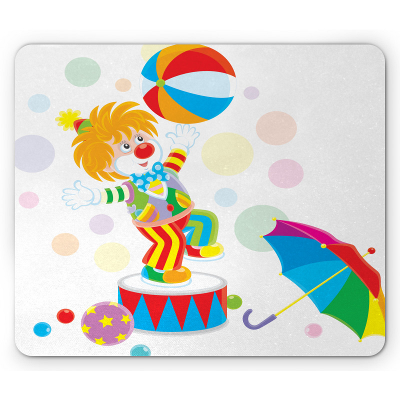 Funny Circus Entertainer Ball Mouse Pad