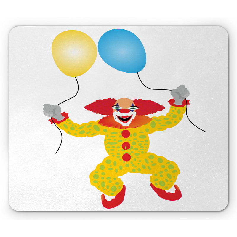 Happy Circus Entertainer Man Mouse Pad