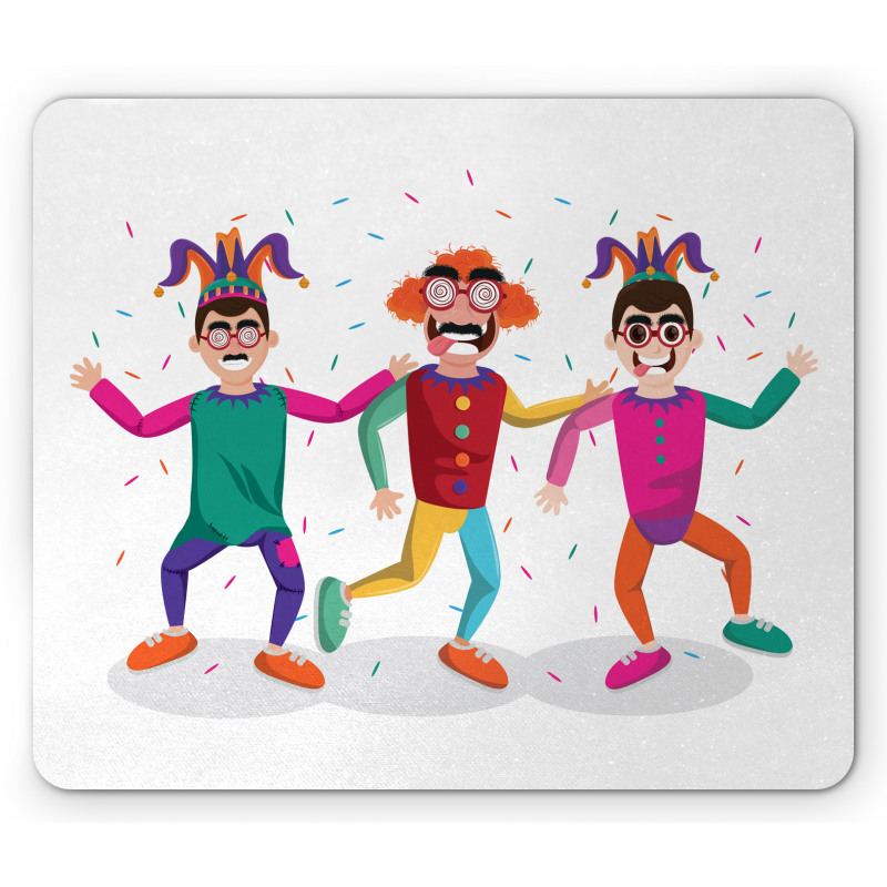 Funny Crazy Entertainer Men Mouse Pad