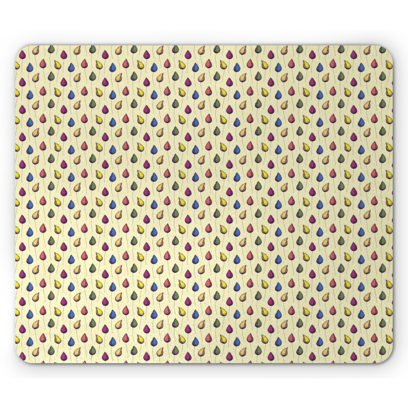 Flower Buds and Thin Stems Mouse Pad