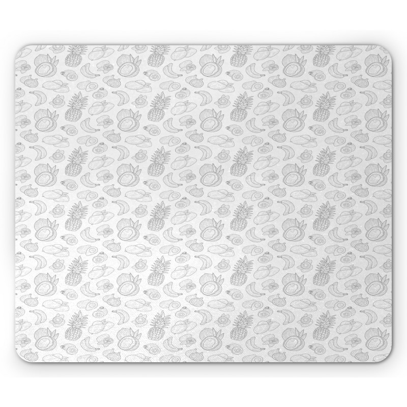 Tropic Outline Natural Food Mouse Pad