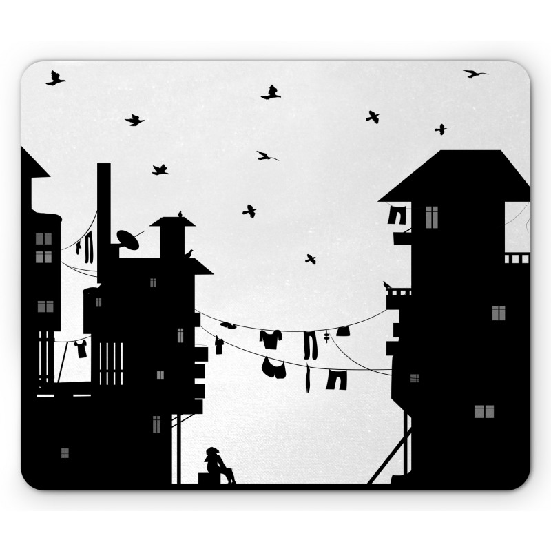 Dreamer Girl in Ghetto Mouse Pad