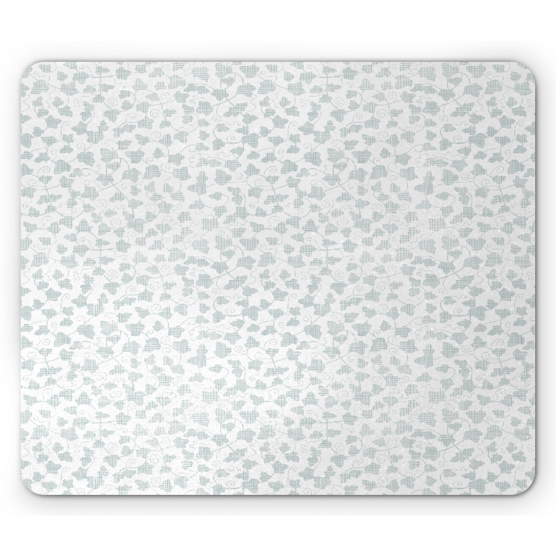 Grape Leaf Ivy Pastel Tones Mouse Pad