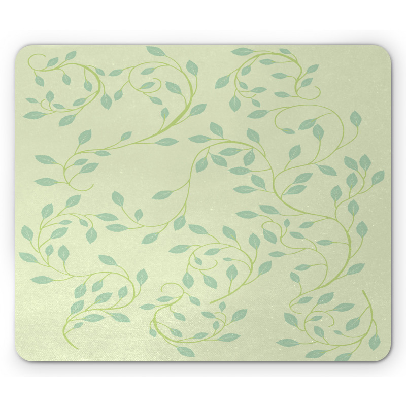 Abstract Grape Leaves Ivy Mouse Pad