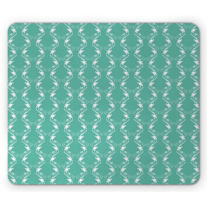 Art Deco Monotone Graphic Mouse Pad