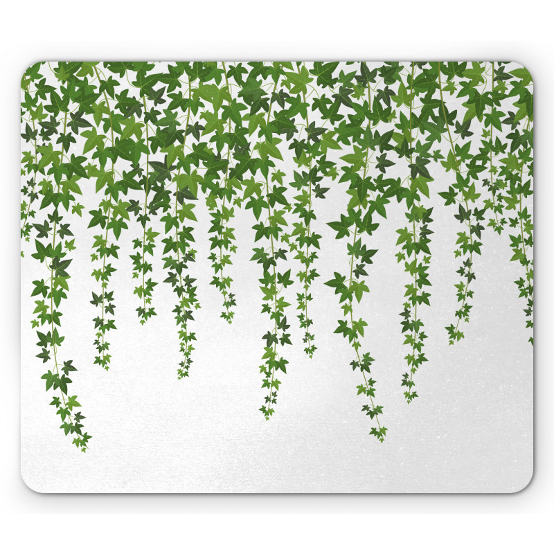 Garden Theme Grape Leaves Mouse Pad