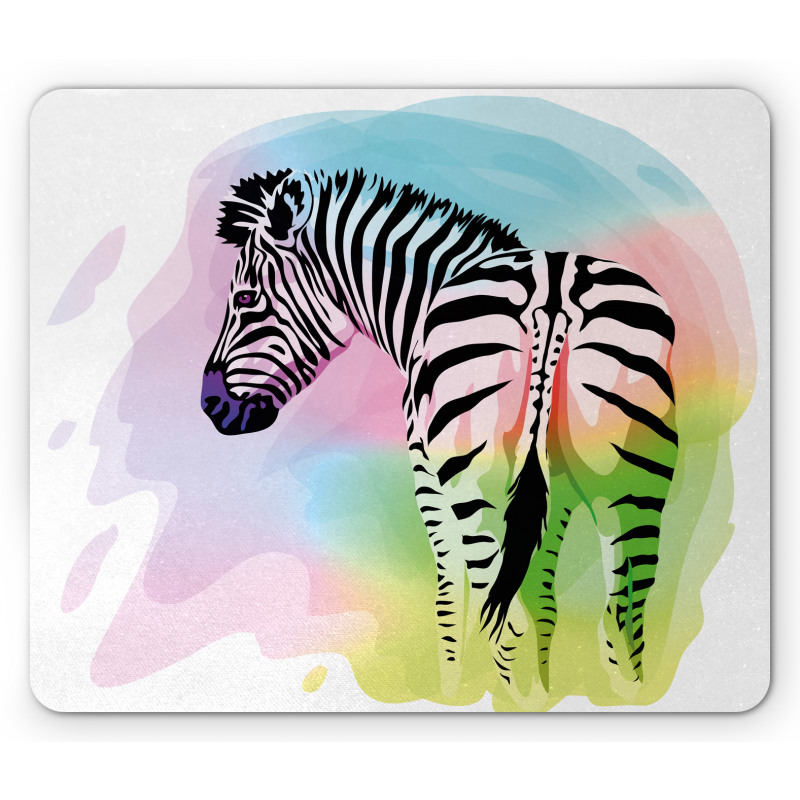 Striped Safari Animal Mouse Pad