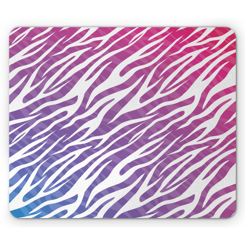 Colorful and Striped Artwork Mouse Pad