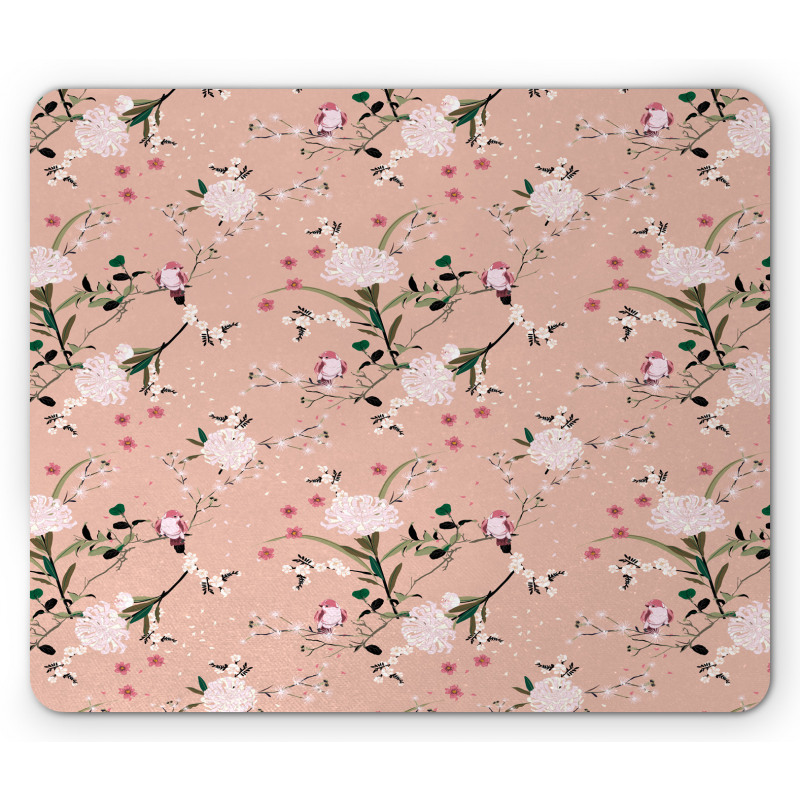 Blooming Oriental Garden Mouse Pad