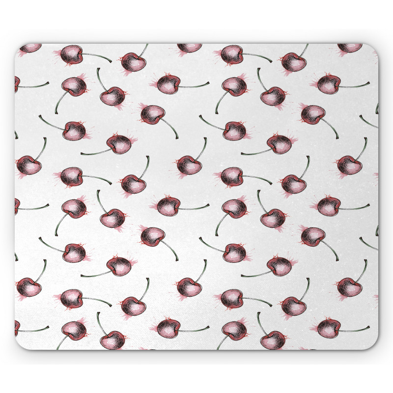 Grunge Sketch Fruit Mouse Pad