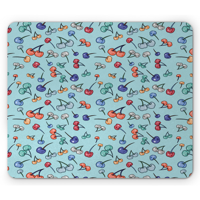 Summer Fruit Abstract Colors Mouse Pad