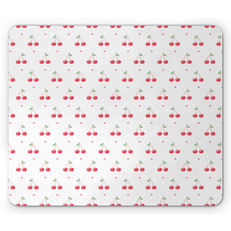 Summer Fruit and Polka Dot Mouse Pad