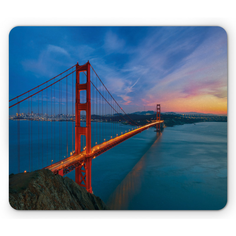 Golden Gate Bridge Scene Mouse Pad