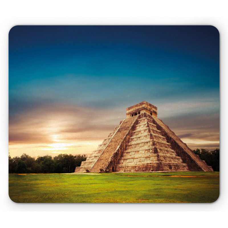 Kukulkan Pyramid Yucatan Mouse Pad