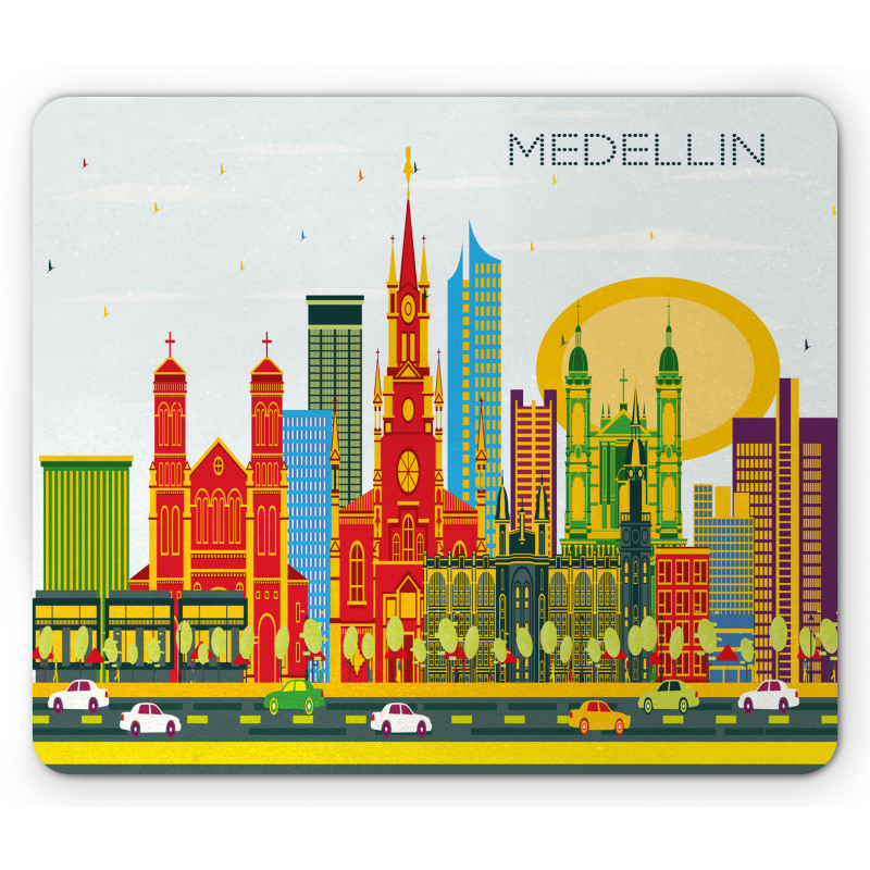 Graphic Image Medellin City Mouse Pad