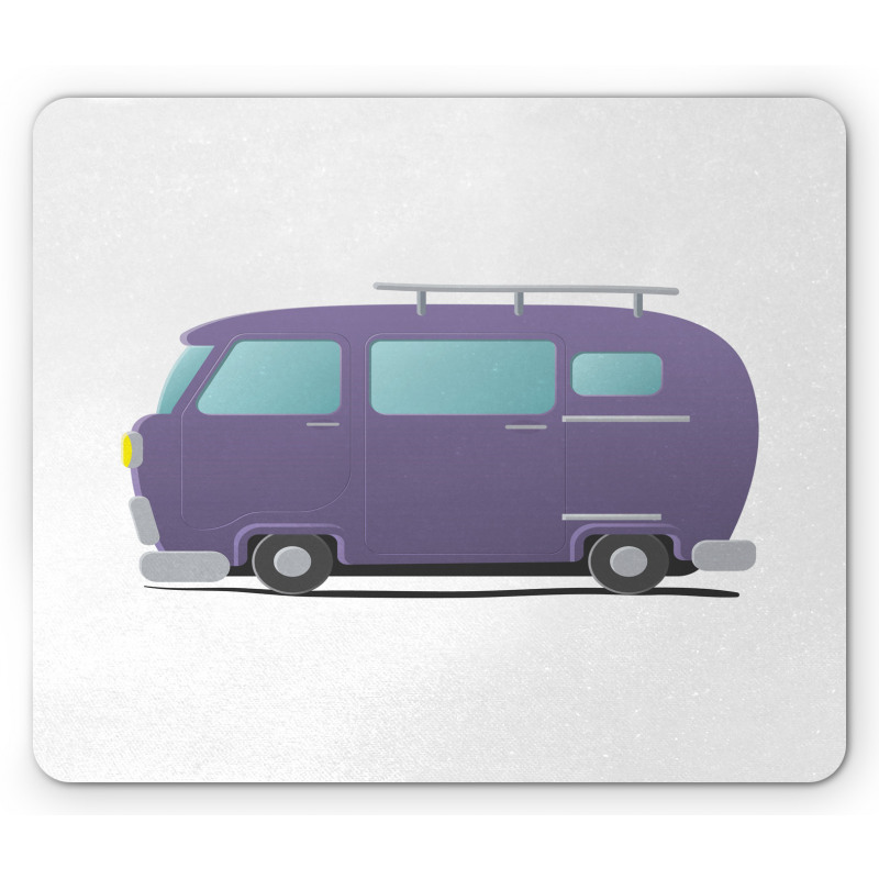 Side View Funny Van Mouse Pad