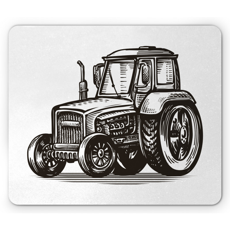 Farming Tractor Art Mouse Pad