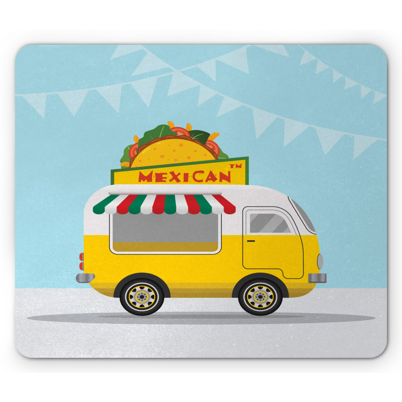 Mexican Food Van Mouse Pad