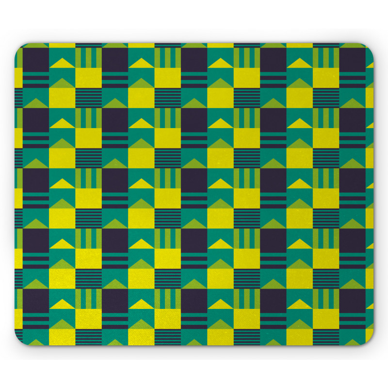 Symmetric Geometric Shapes Mouse Pad