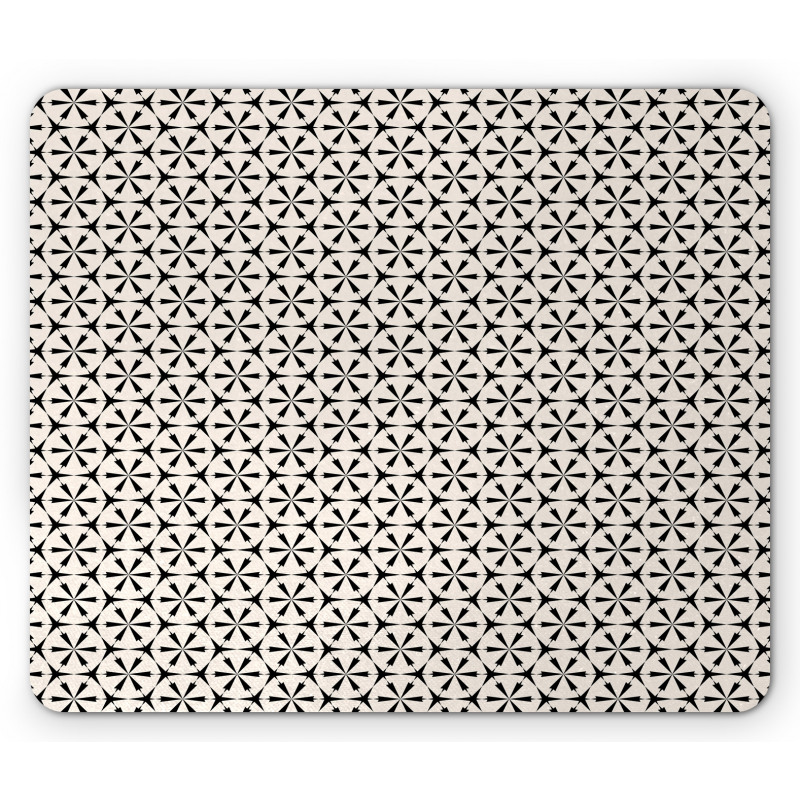 Continuing Hexagon Shapes Mouse Pad