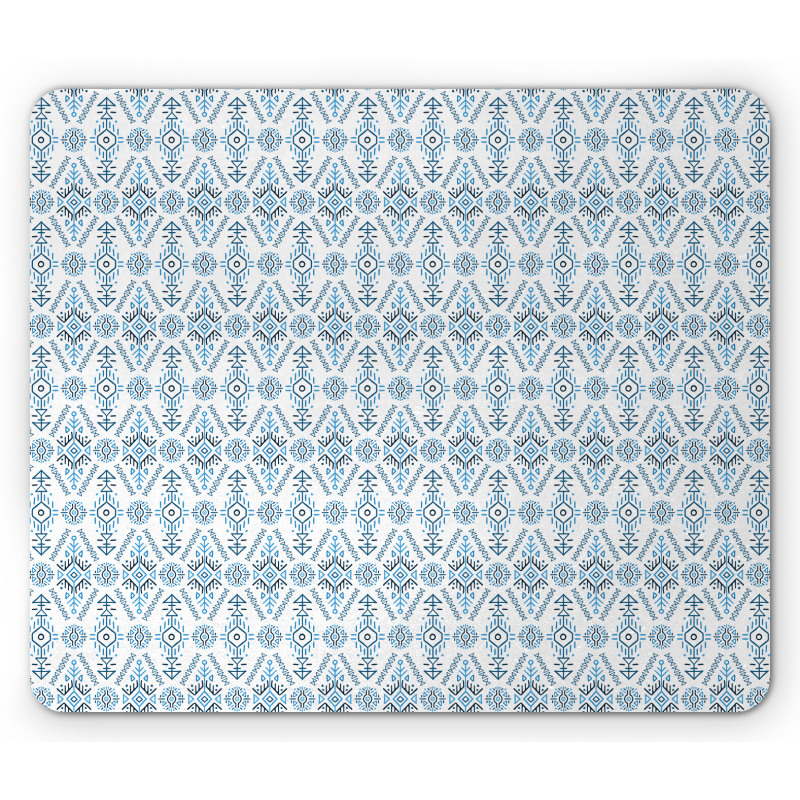 Triangular Hexagonal Motifs Mouse Pad