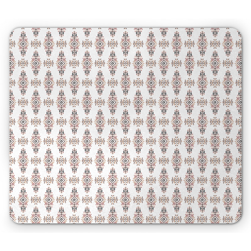 Primitive Hand Drawn Streaks Mouse Pad