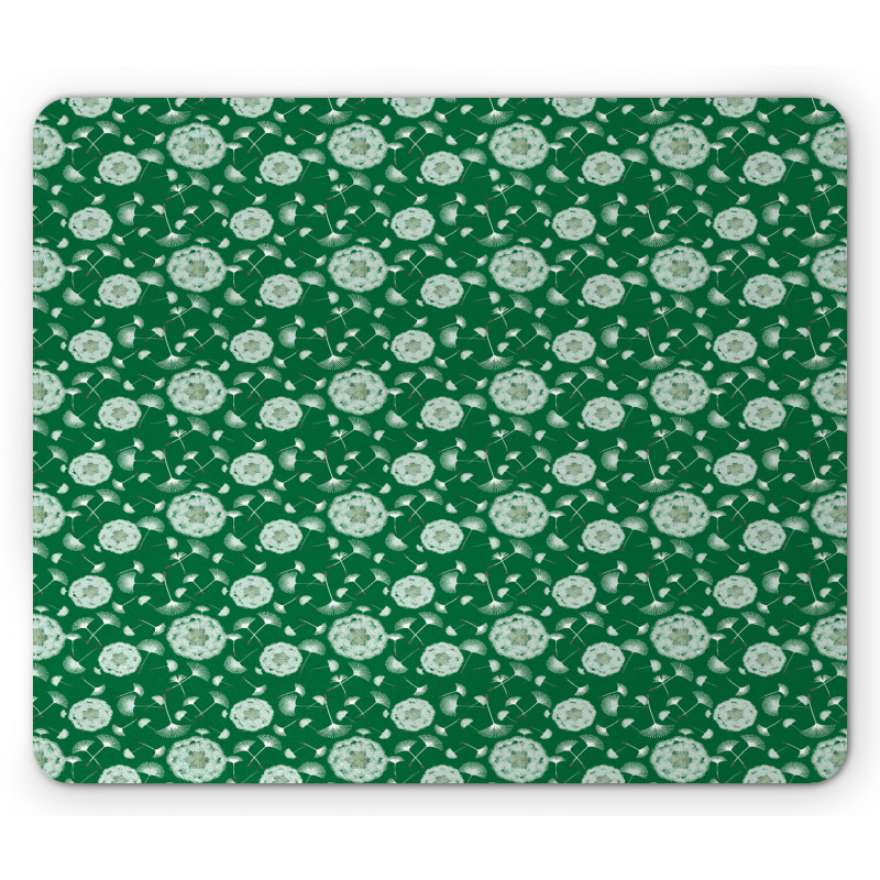 Botanical Pattern Seeds Mouse Pad